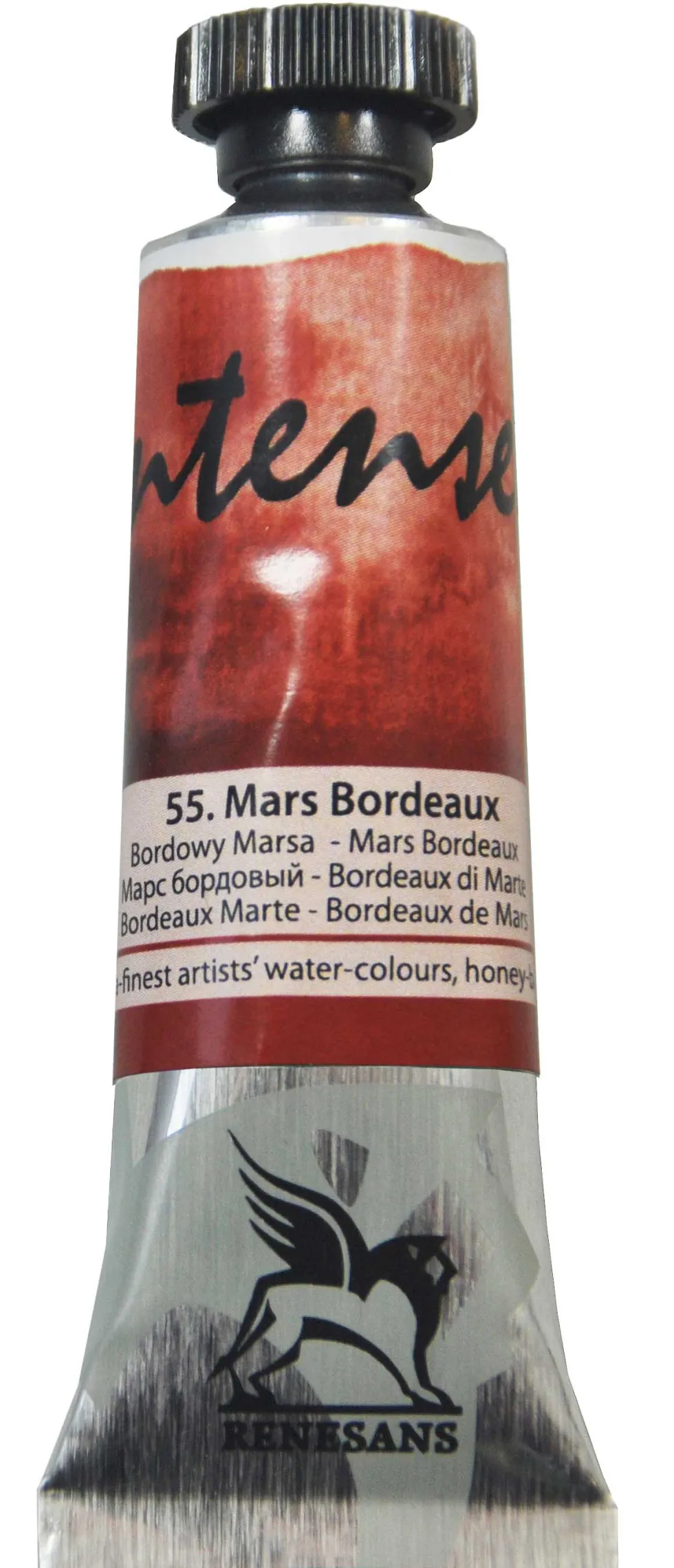 Farba akwarelowa Intense Water - Renesans - 55, Mars bordeaux, 15 ml