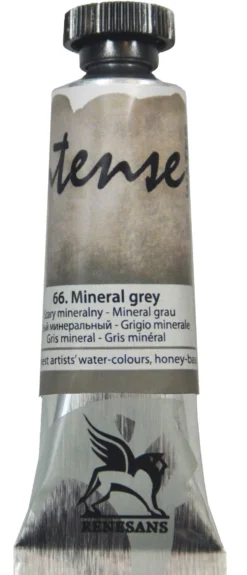 Farba akwarelowa Intense Water - Renesans - 66, mineral grey, 15 ml