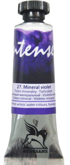 Farba akwarelowa Intense Water - Renesans - 27, mineral violet, 15 ml