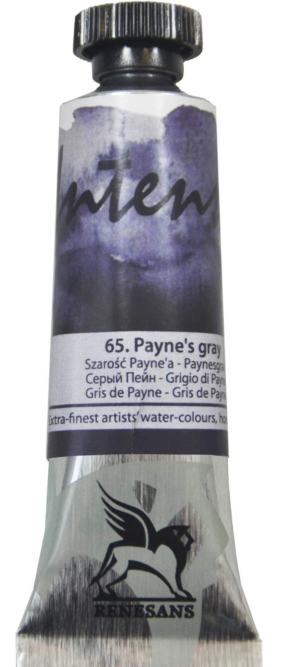 Farba akwarelowa Intense Water - Renesans - 65, Payne's grey, 15 ml
