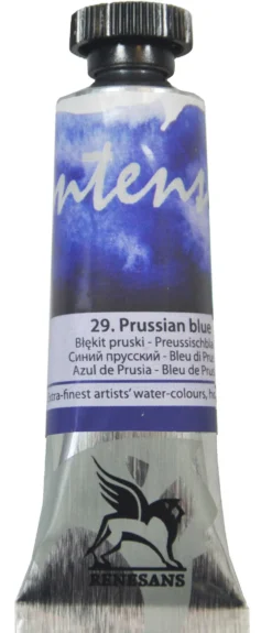 Farba akwarelowa Intense Water - Renesans - 29, prussian blue, 15 ml