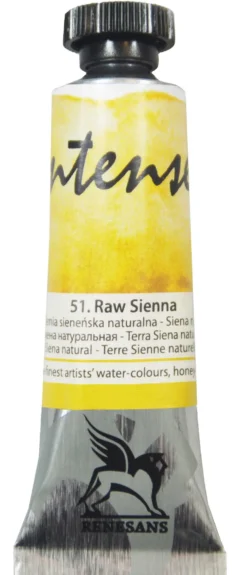 Farba akwarelowa Intense Water - Renesans - 51, raw sienna, 15 ml