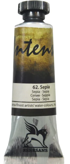 Farba akwarelowa Intense Water - Renesans - 62, sepia, 15 ml
