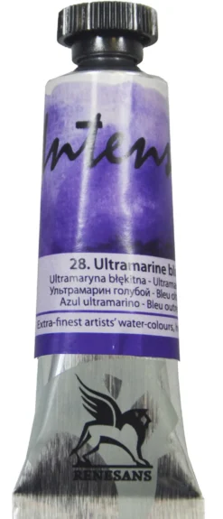 Farba akwarelowa Intense Water - Renesans - 28, ultramarine blue, 15 ml