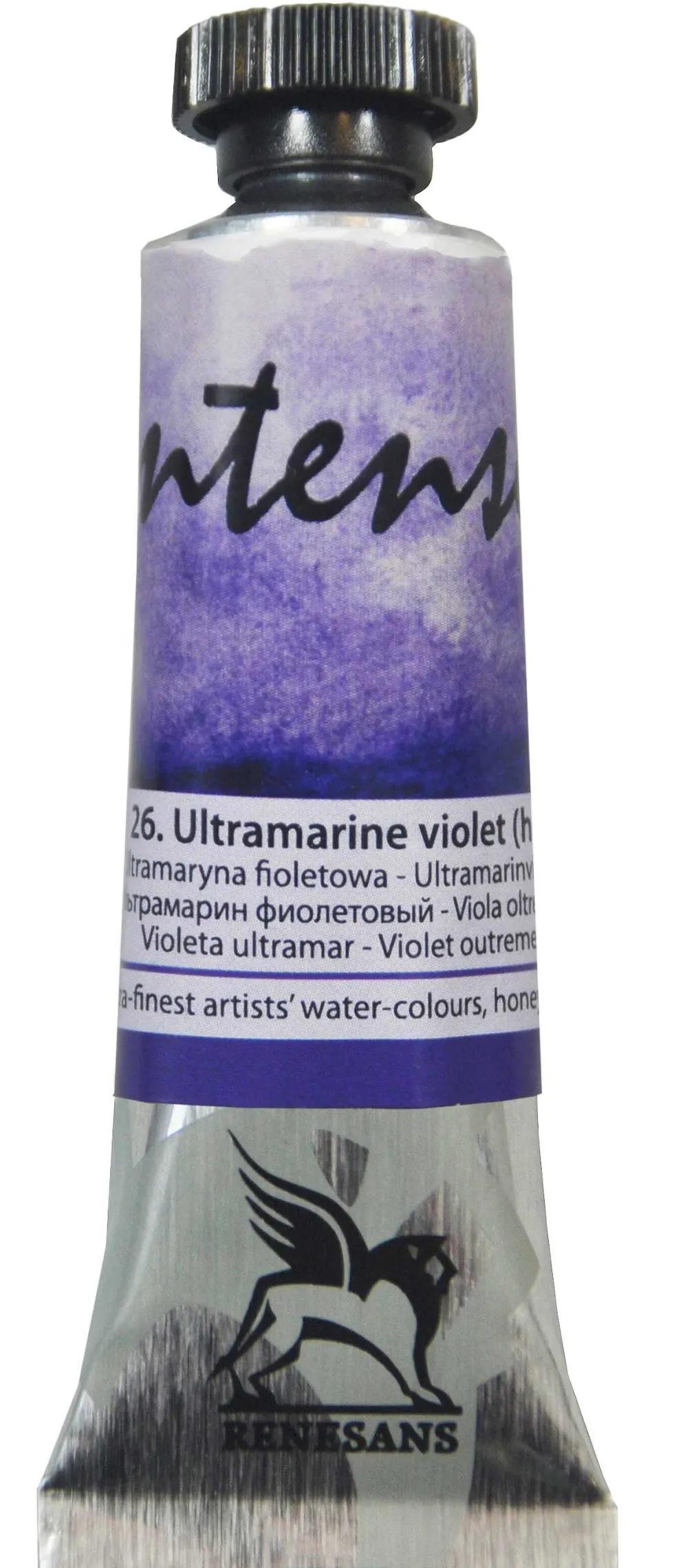 Farba akwarelowa Intense Water - Renesans - 26, ultramarine violet, 15 ml