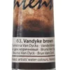 Farba akwarelowa Intense Water - Renesans - 63, vandyke brown, 15 ml