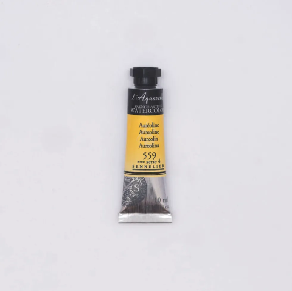 Farba akwarelowa l’Aquarelle - Sennelier - 559, Aureoline, 10 ml