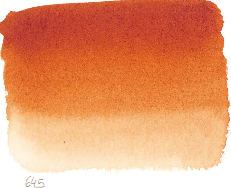 Farba akwarelowa l’Aquarelle - Sennelier - 645, Chinese Orange, 10 ml