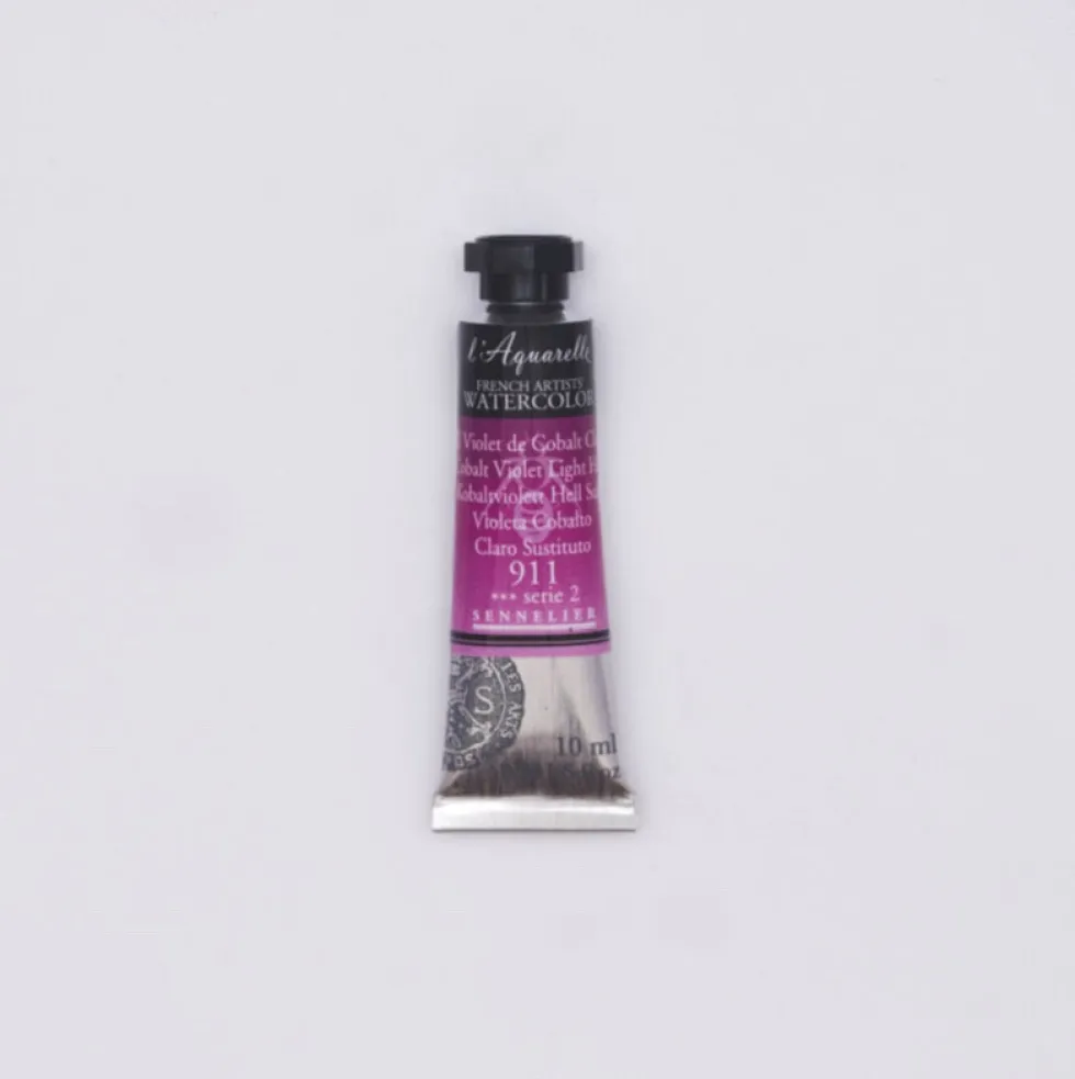 Farba akwarelowa l’Aquarelle - Sennelier - 911, Cobalt Violet Light Hue, 10 ml