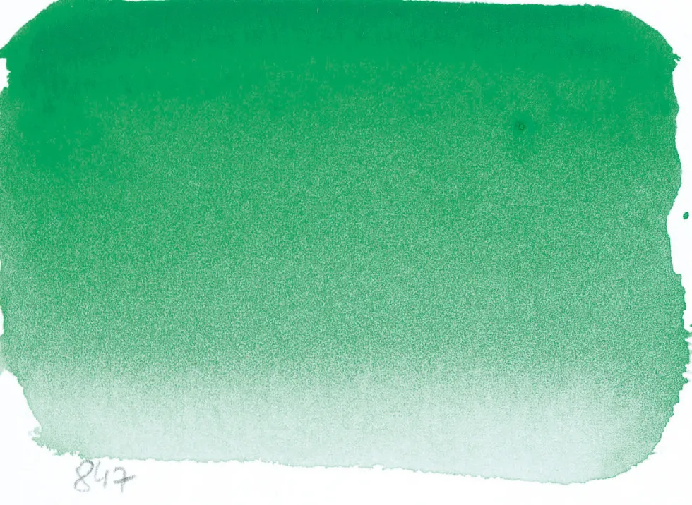 Farba akwarelowa l’Aquarelle - Sennelier - 847, Emerald Green, 10 ml