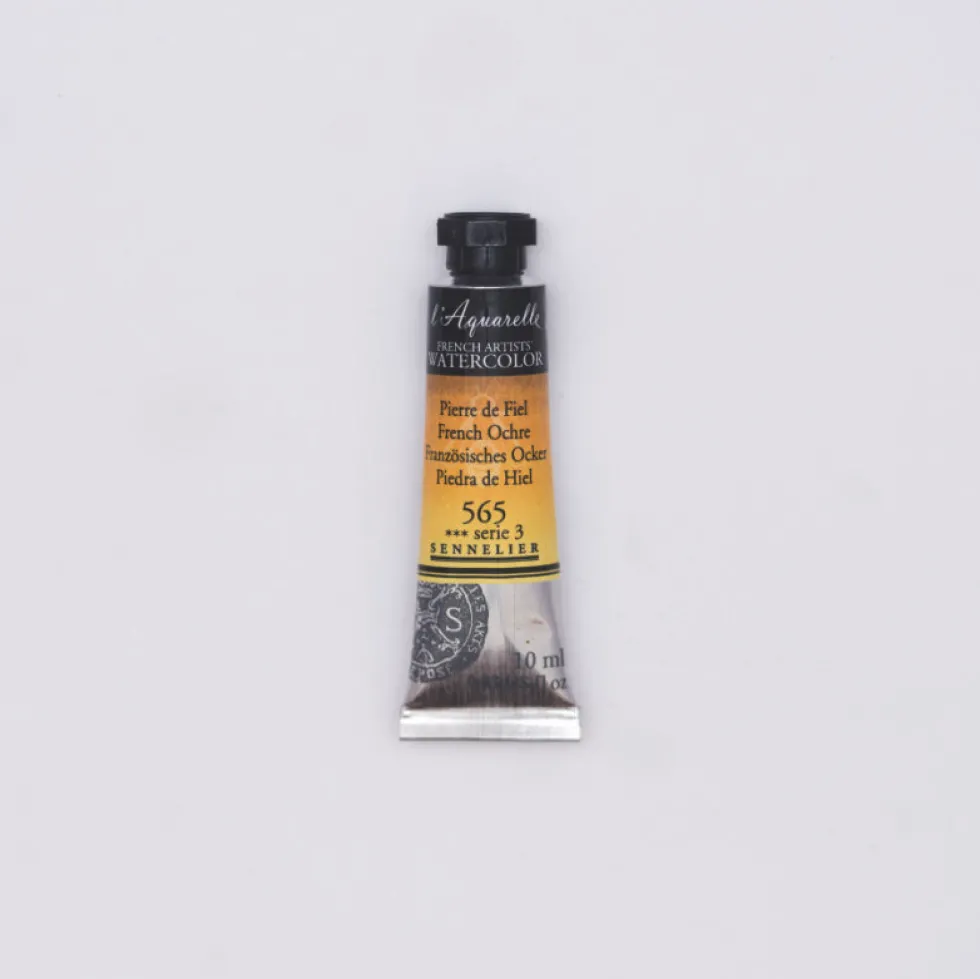 Farba akwarelowa l’Aquarelle - Sennelier - 565, French Ochre, 10 ml