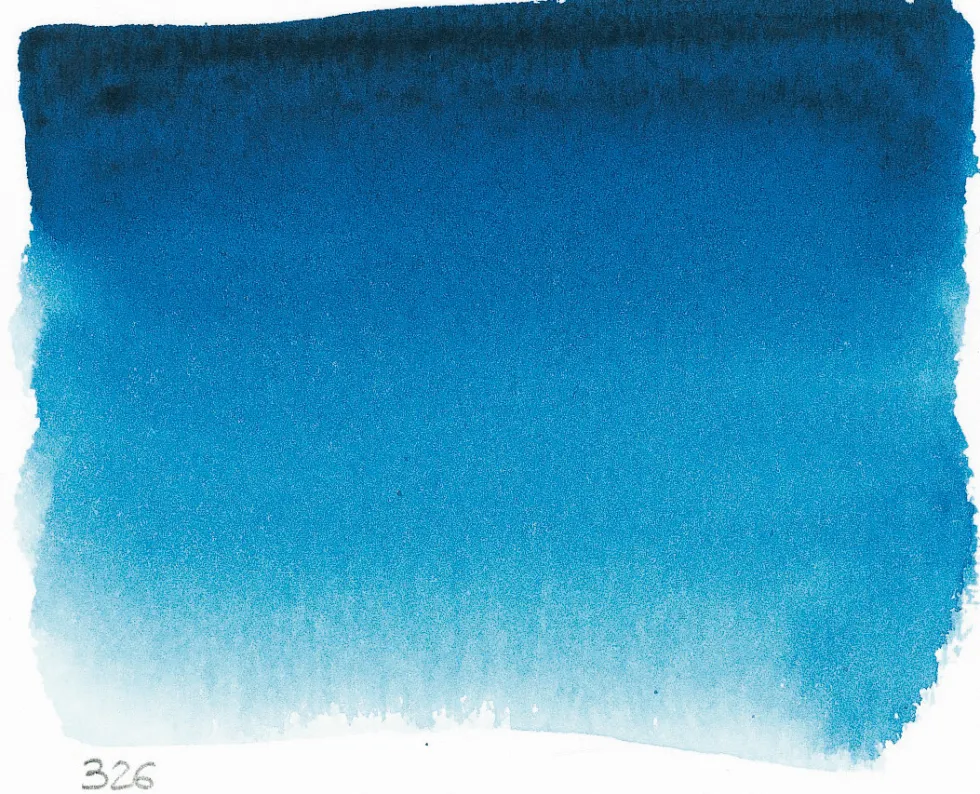 Farba akwarelowa l’Aquarelle - Sennelier - 326, Phthalocyanine Blue, 10 ml