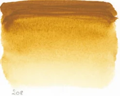 Farba akwarelowa l’Aquarelle - Sennelier - 208 Raw Sienna, 10 ml