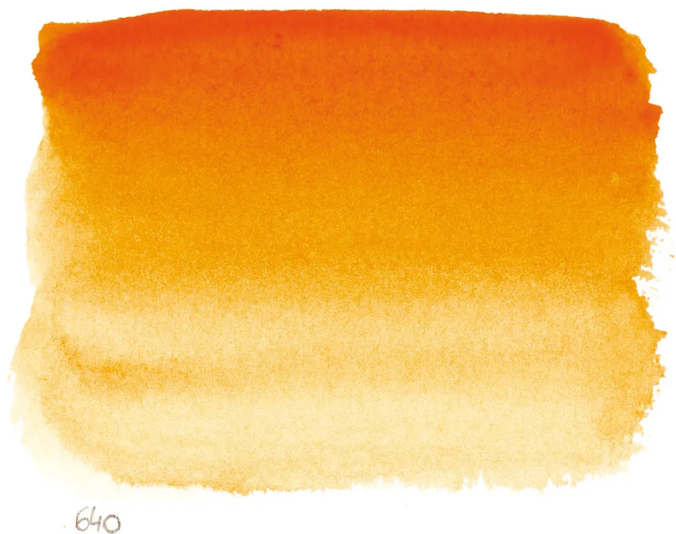 Farba akwarelowa l’Aquarelle - Sennelier - 640, Red Orange, 10 ml