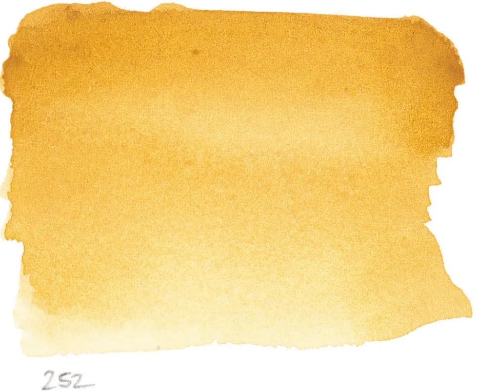 Farba akwarelowa l’Aquarelle - Sennelier - 252 Yellow Ochre, 10 ml