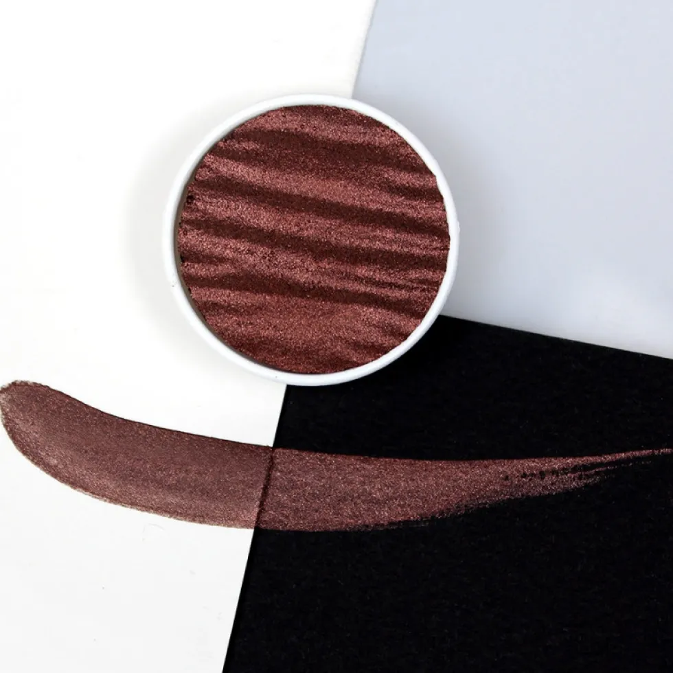 Farba akwarelowa, perłowa - Coliro Pearl Colors - Chocolate