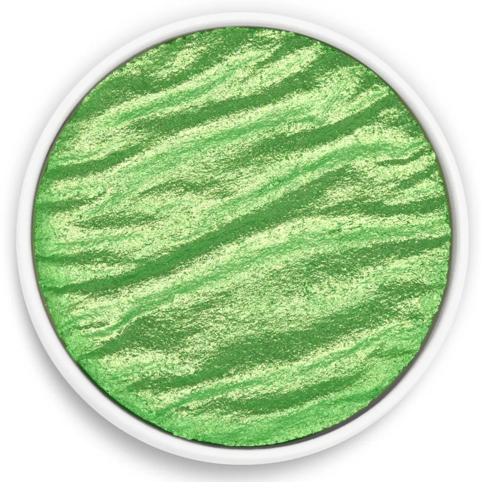 Farba akwarelowa, perłowa - Coliro Pearl Colors - Vibrant Green