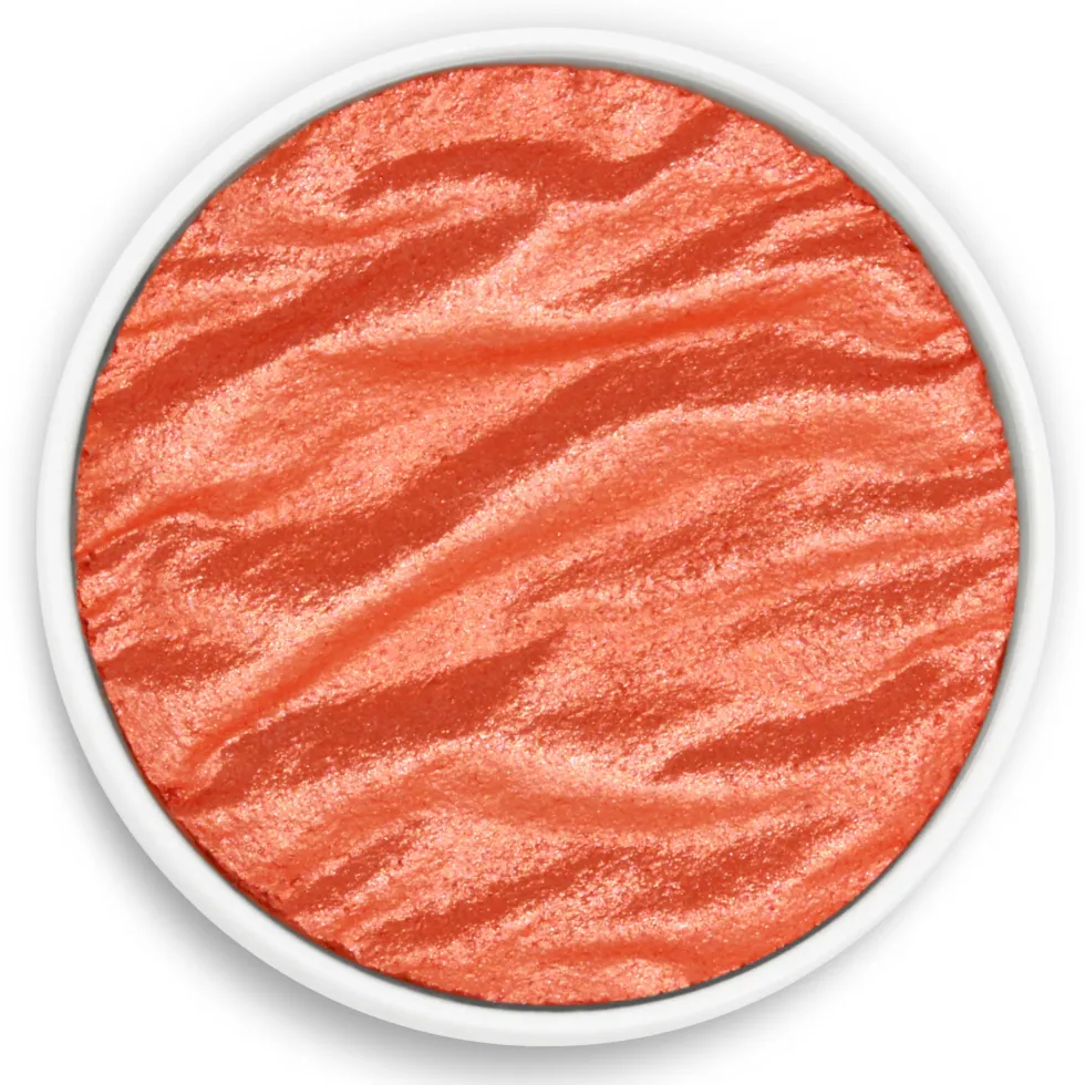Farba akwarelowa perłowa - Coliro Pearl Colors - Vibrant Orange