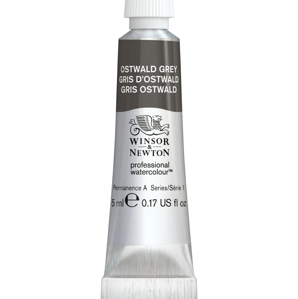 Farba akwarelowa Professional Watercolour - Winsor & Newton - Ostwald Grey, 5 ml