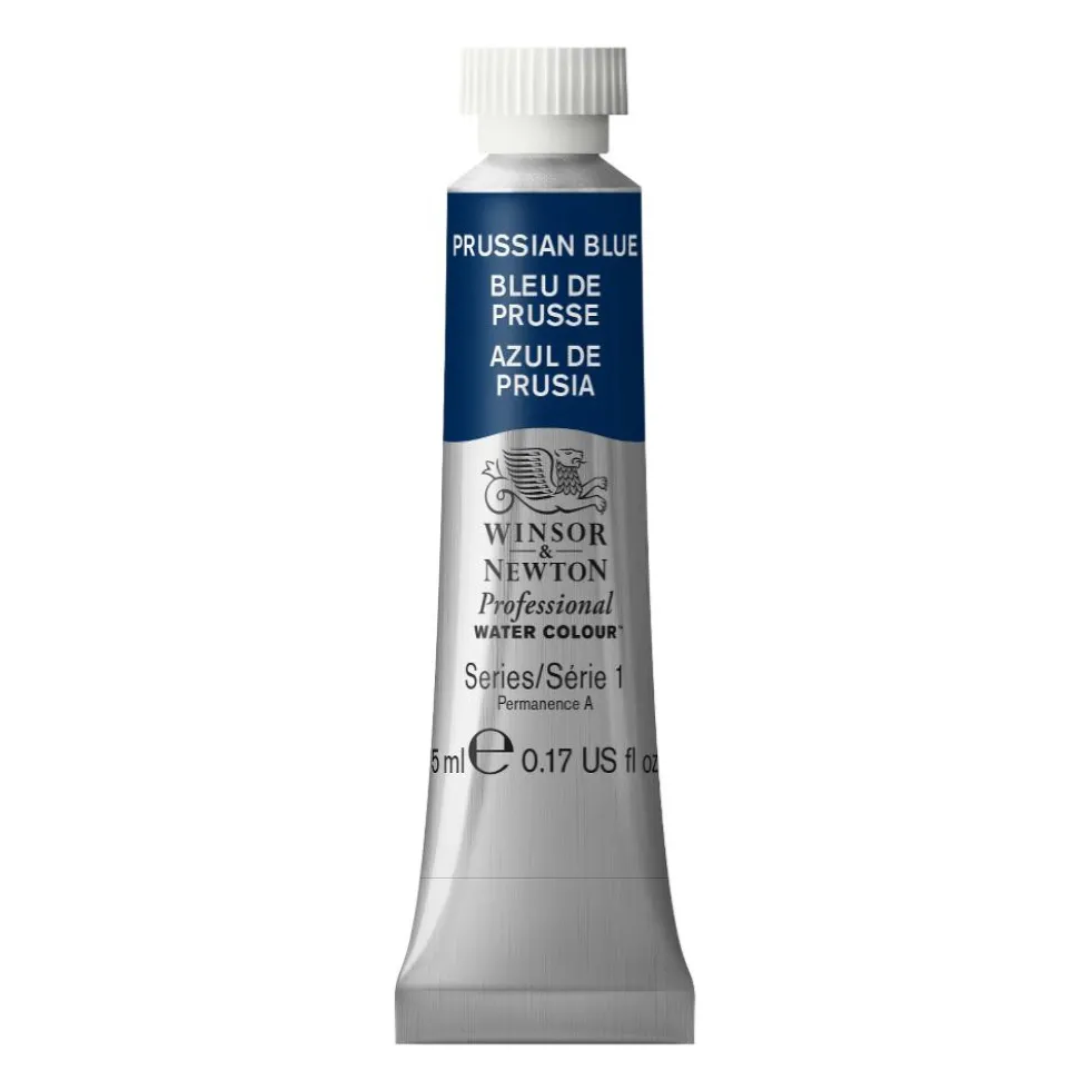 Farba akwarelowa Professional Watercolour - Winsor & Newton - Prussian Blue, 5 ml