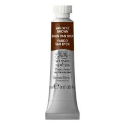 Farba akwarelowa Professional Watercolour - Winsor & Newton - Vandyke Brown, 5 ml