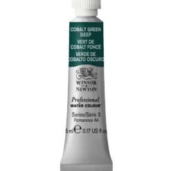 Farba akwarelowa Professional Watercolour - Winsor & Newton - Cobalt Green Deep, 5 ml