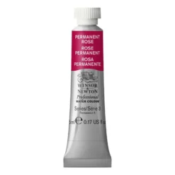 Farba akwarelowa Professional Watercolour - Winsor & Newton - Permanent Rose, 5 ml