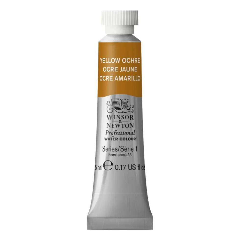 Farba akwarelowa Professional Watercolour - Winsor & Newton - Winsor Yellow Deep, 5 ml