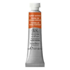 Farba akwarelowa Professional Watercolour - Winsor & Newton - Burnt Sienna, 5 ml