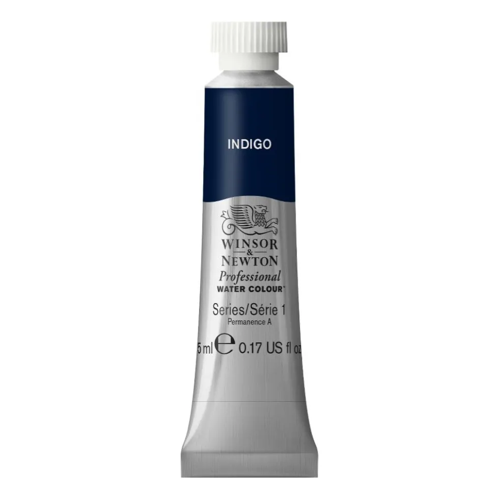 Farba akwarelowa Professional Watercolour - Winsor & Newton - Indigo, 5 ml