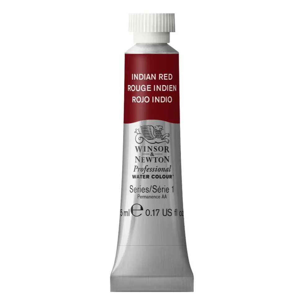 Farba akwarelowa Professional Watercolour - Winsor & Newton - Indian Red, 5 ml
