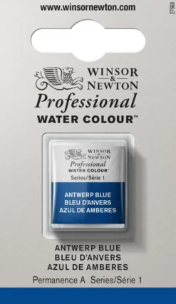 Farba akwarelowa Professional w półkostce - Winsor & Newton - Antwerp Blue