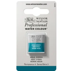 Farba akwarelowa Professional w półkostce - Winsor & Newton - Aqua Green