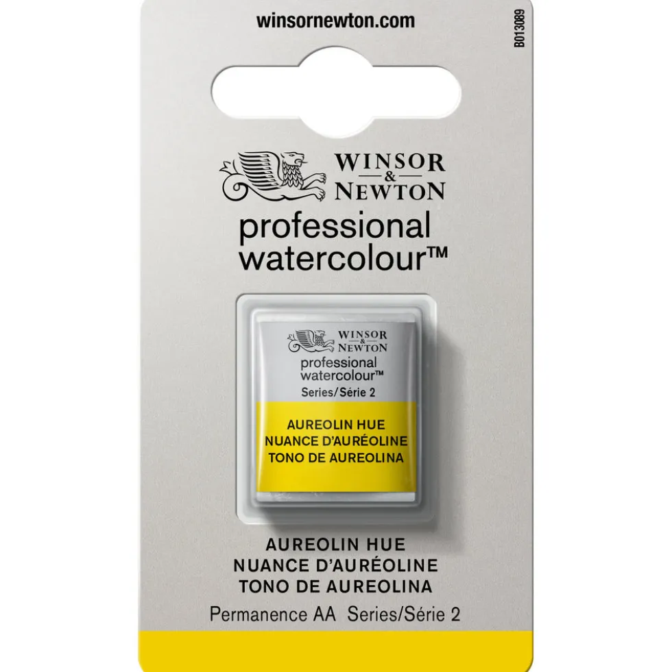 Farba akwarelowa Professional w półkostce - Winsor & Newton - Aureolin Hue