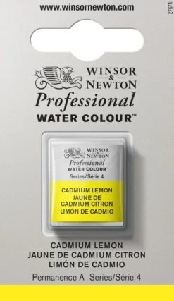 Farba akwarelowa Professional w półkostce - Winsor & Newton - Cadmium Lemon