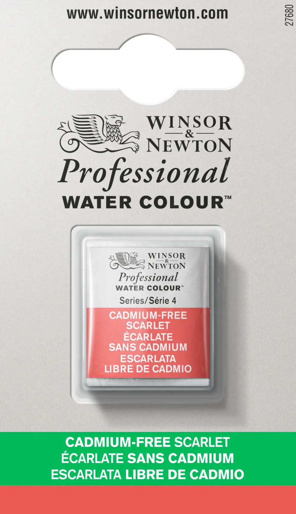 Farba akwarelowa Professional w półkostce - Winsor & Newton - Cadmium Free Orange
