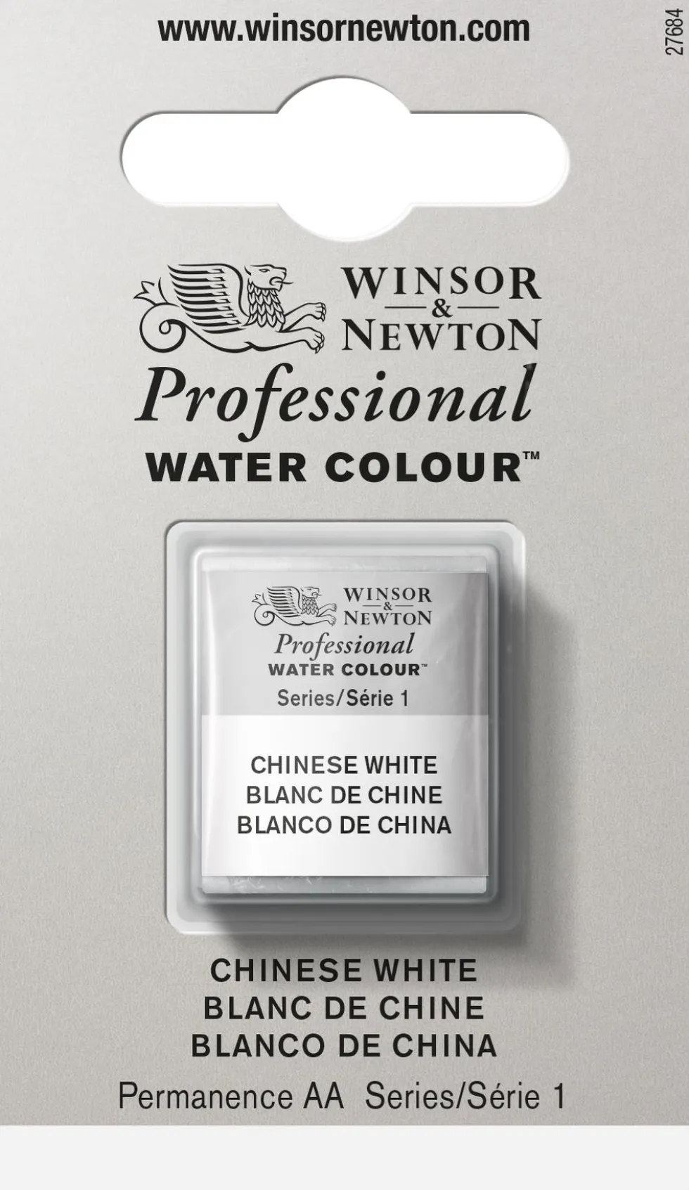 Farba akwarelowa Professional w półkostce - Winsor & Newton - China White