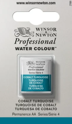 Farba akwarelowa Professional w półkostce - Winsor & Newton - Cobalt Green