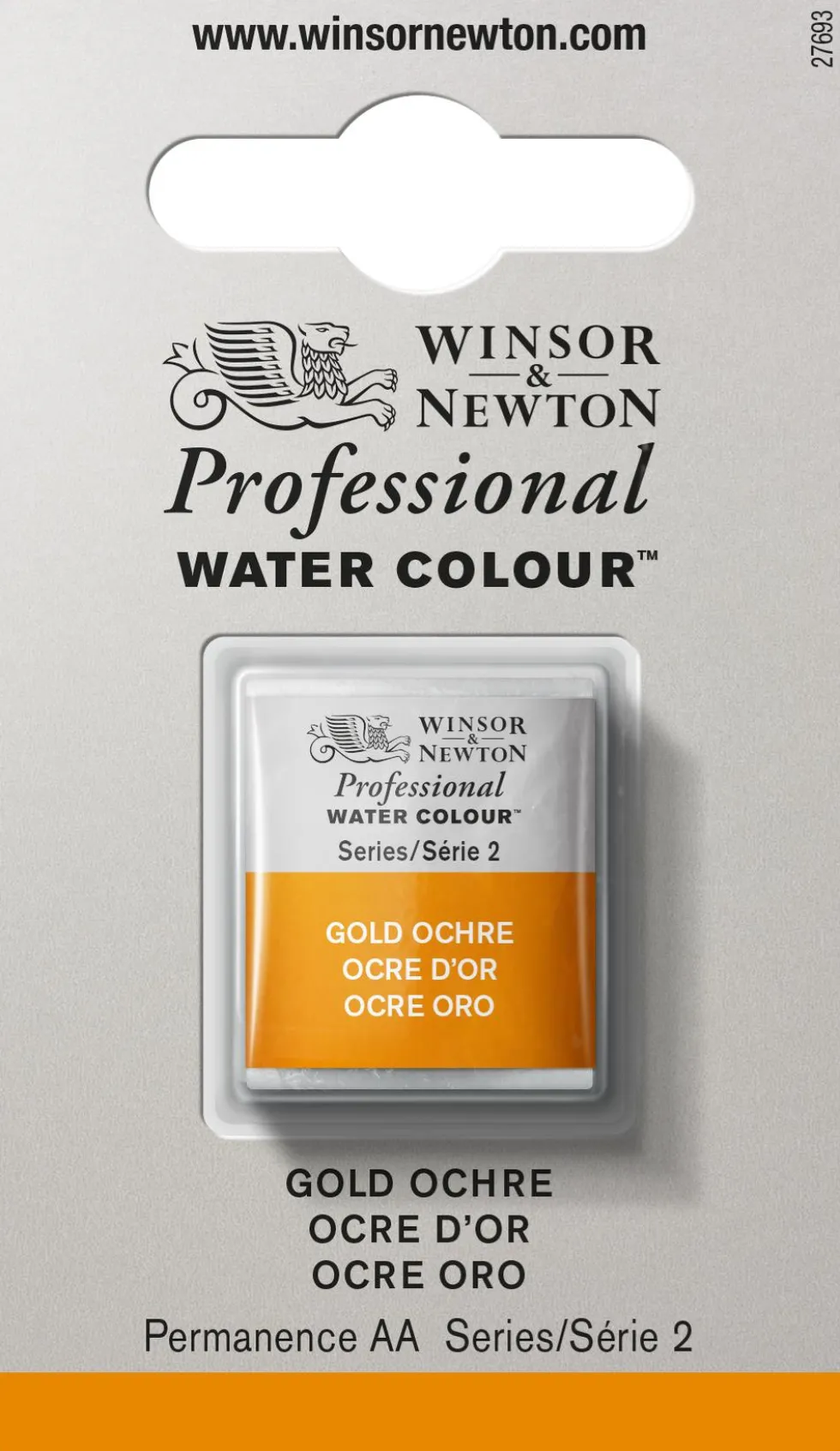 Farba akwarelowa Professional w półkostce - Winsor & Newton - Gold Ochre