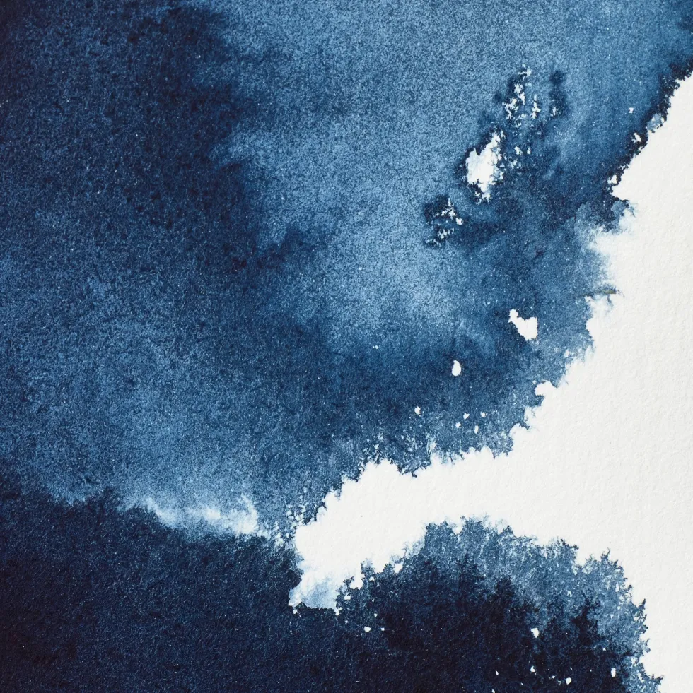Farba akwarelowa Professional w półkostce - Winsor & Newton - Indigo