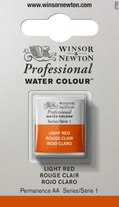 Farba akwarelowa Professional w półkostce - Winsor & Newton - Light Red