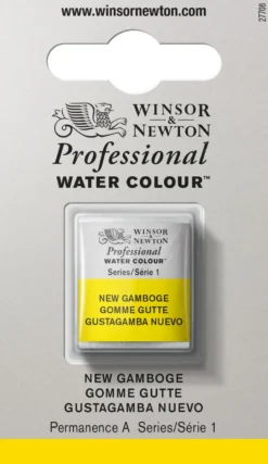 Farba akwarelowa Professional w półkostce - Winsor & Newton - New Gamboge