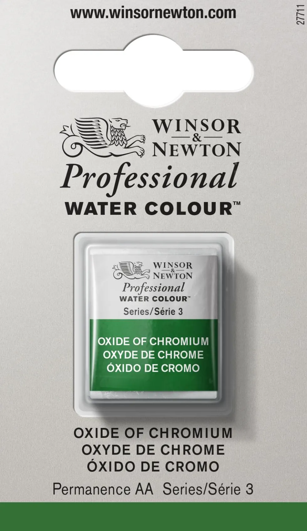 Farba akwarelowa Professional w półkostce - Winsor & Newton - Oxide Chromium