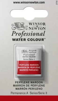 Farba akwarelowa Professional w półkostce - Winsor & Newton - Perylene Maroon