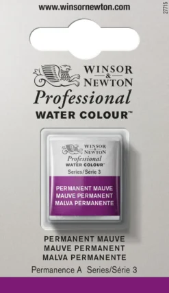 Farba akwarelowa Professional w półkostce - Winsor & Newton - Permanent Mauve