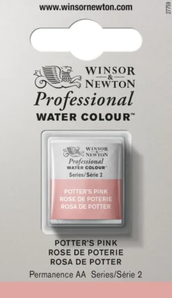 Farba akwarelowa Professional w półkostce - Winsor & Newton - Potter's Pink