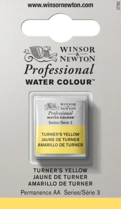 Farba akwarelowa Professional w półkostce - Winsor & Newton - Turner's Yellow