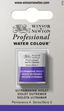 Farba akwarelowa Professional w półkostce - Winsor & Newton - Ultramarine Violet