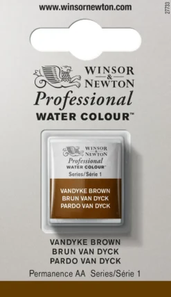 Farba akwarelowa Professional w półkostce - Winsor & Newton - Vandyke Brown