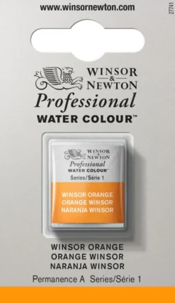 Farba akwarelowa Professional w półkostce - Winsor & Newton - Winsor Orange